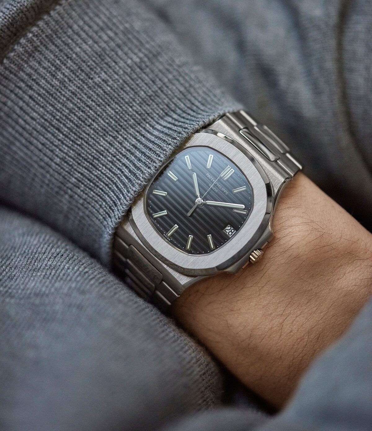 Patek Philippe Nautilus 3711 white gold watch at A Collected Man London6 2048x2048 1200x1392 1