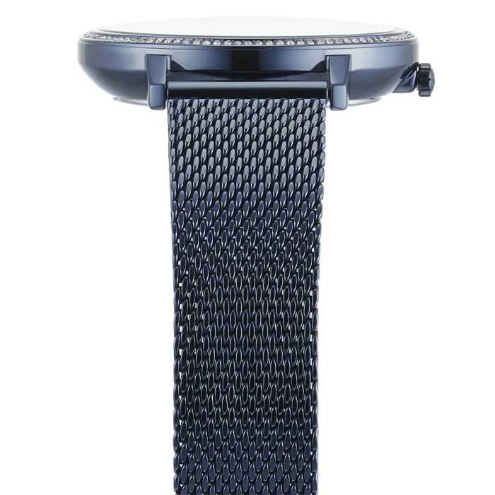 1502518 hugo boss watch women crystals blue dial metal stainless mesh strap quartz battery analog three hand infinity 7