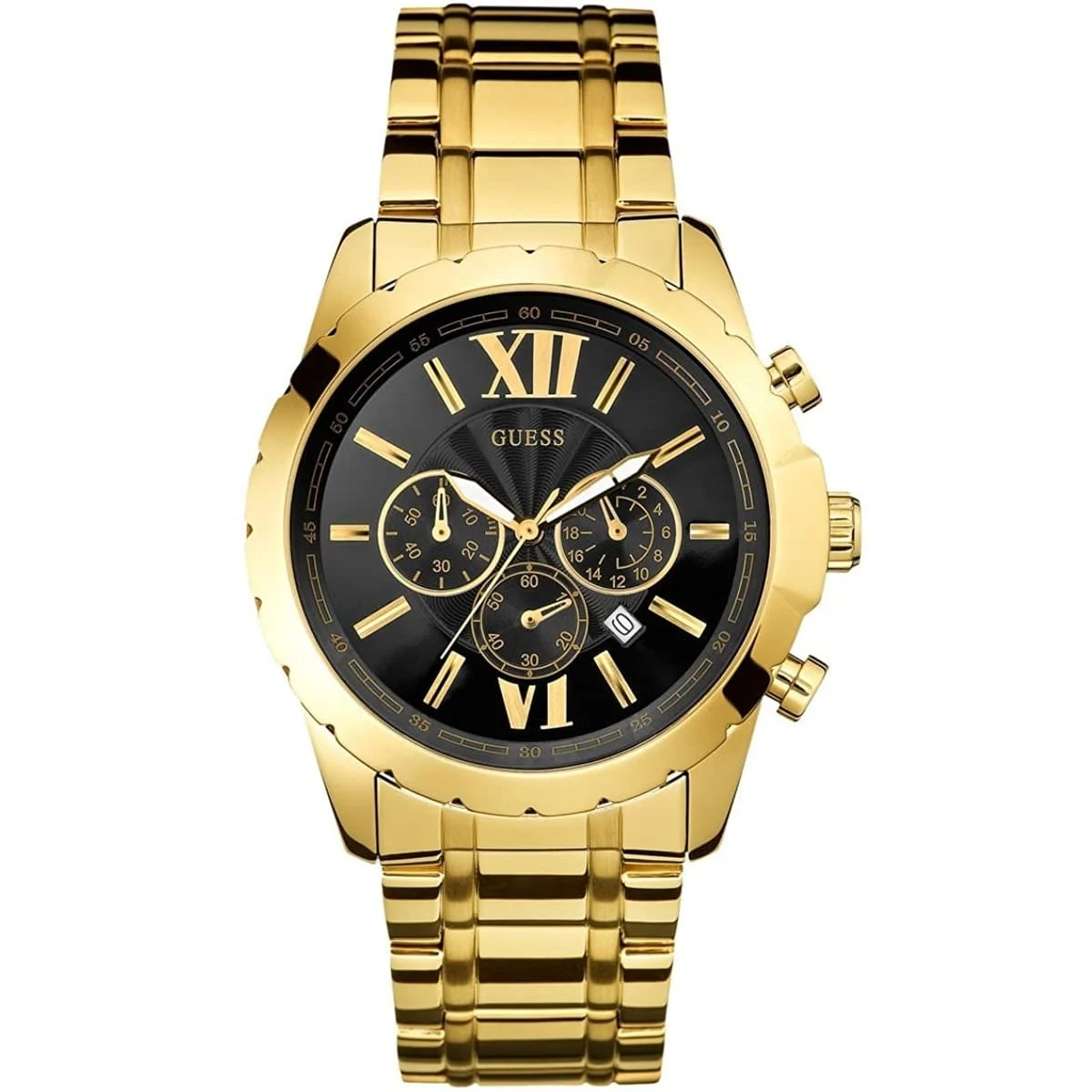 w0193g1 guess watch men gold metal optic